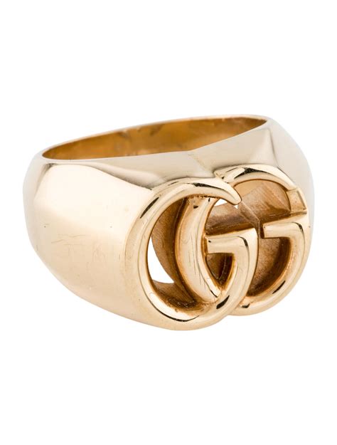 gucci 1973 18k gold ring|Gucci gold rings for women.